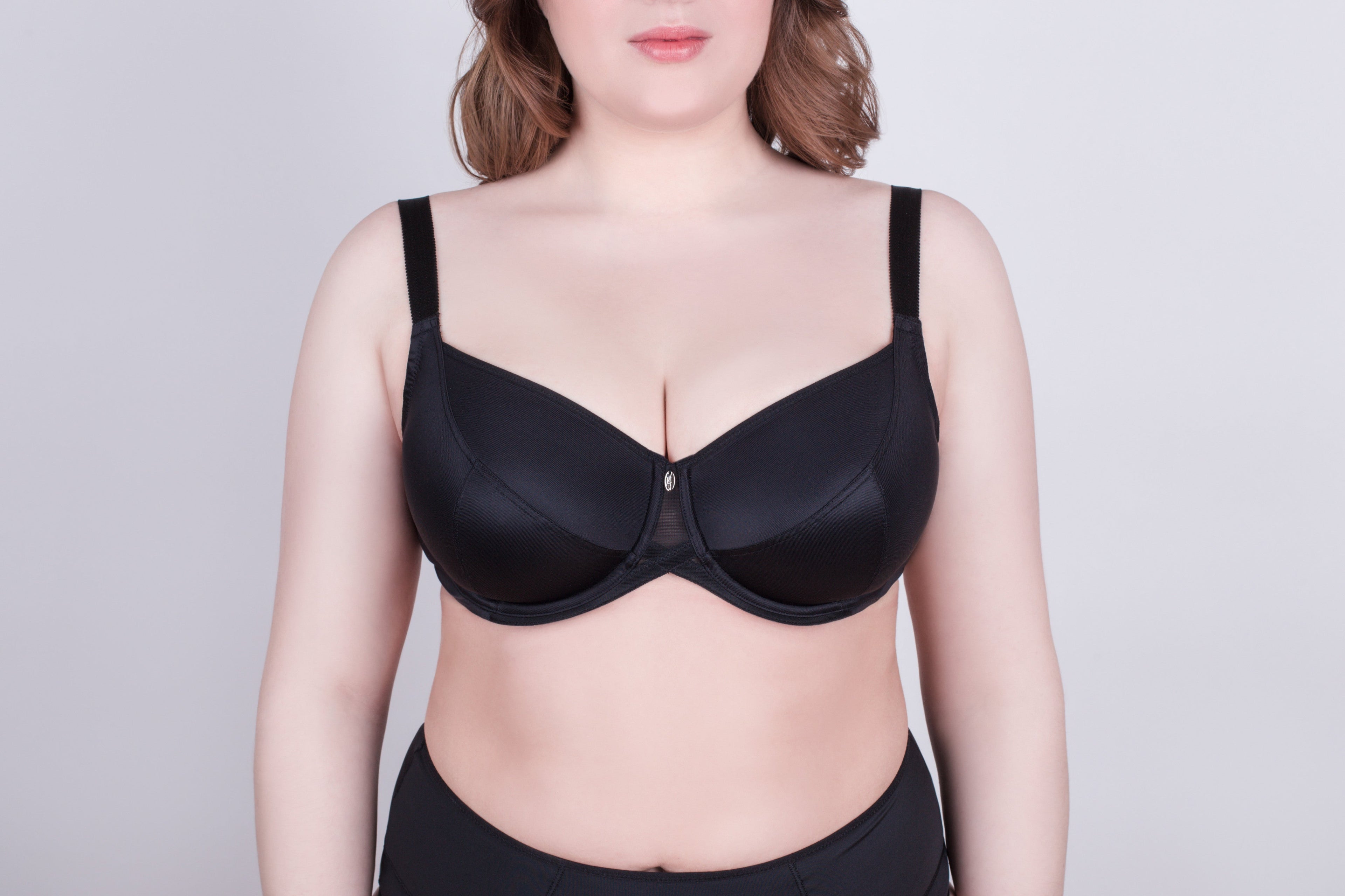 Bra Milavitsa 115910 - Elastic Knit, Underwired, Triple Diagonal Segment Cups - DestGlow