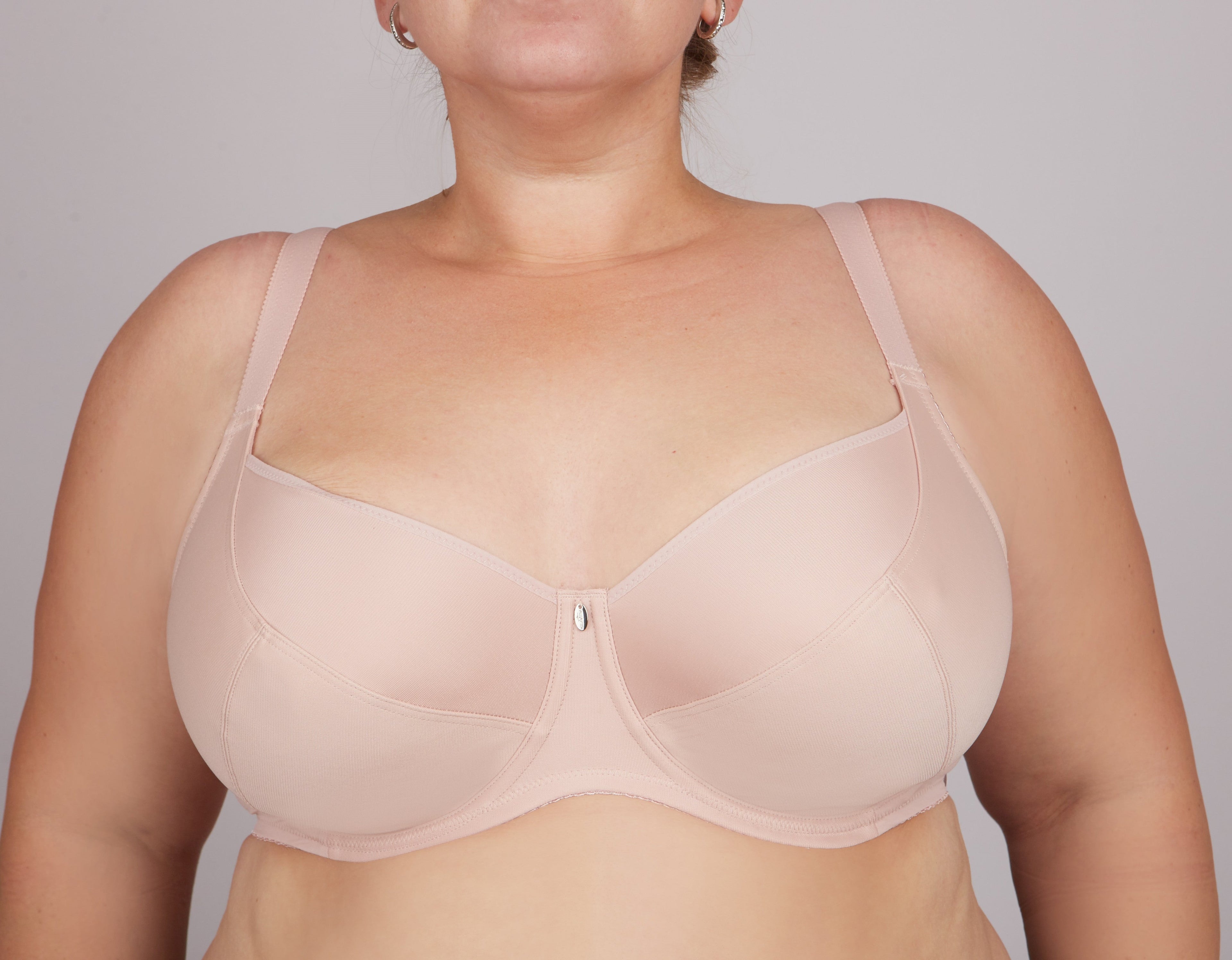 Bra Milavitsa 105910 - Underwired, Triple-Cup, Fixed Straps - DestGlow
