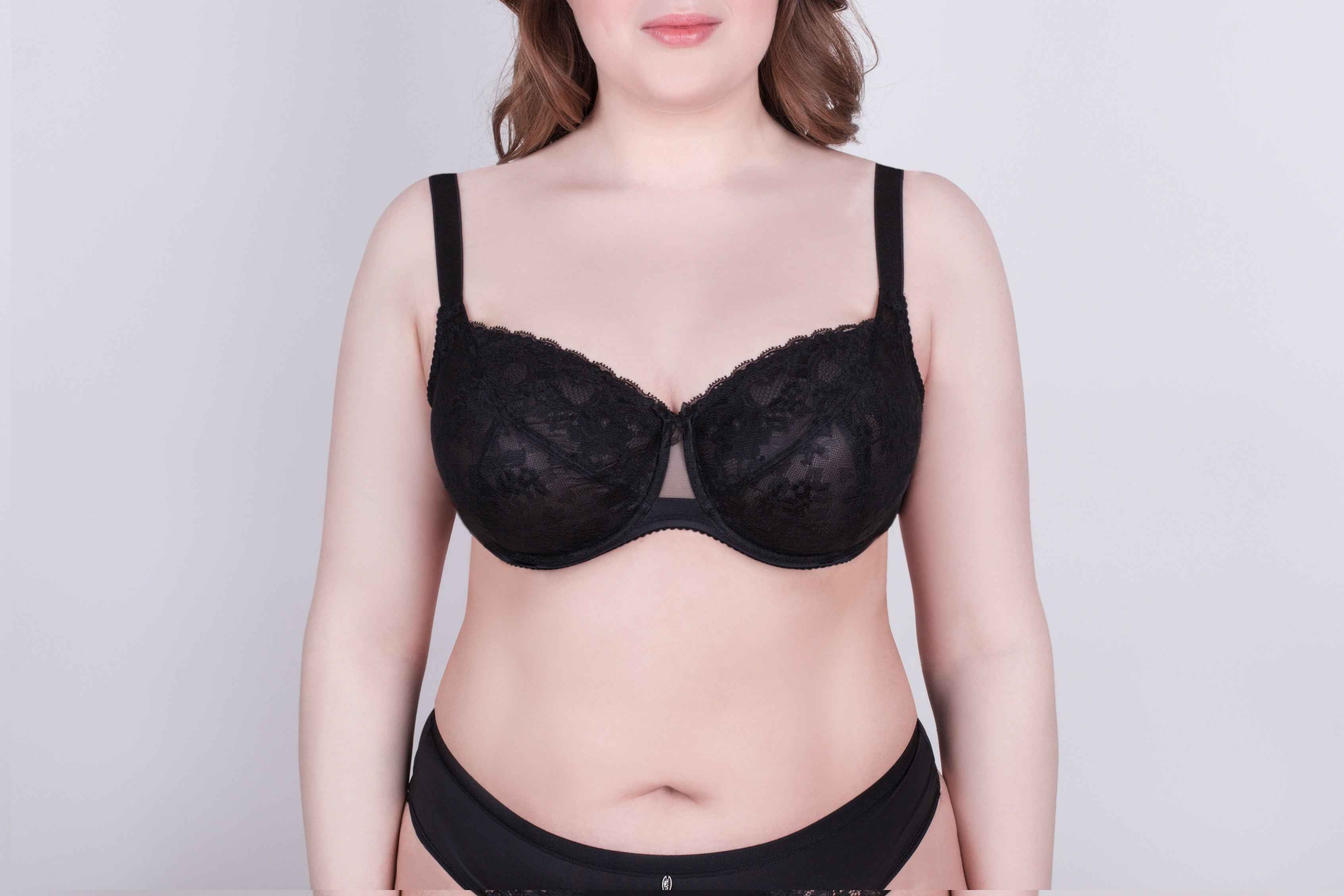 Bra Milavitsa 117180 - Lace, Triple-Cup, Decorative Insert
