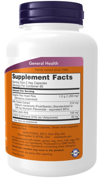 Red Yeast Rice 600mg with CoQ10 30mg DestGlow
