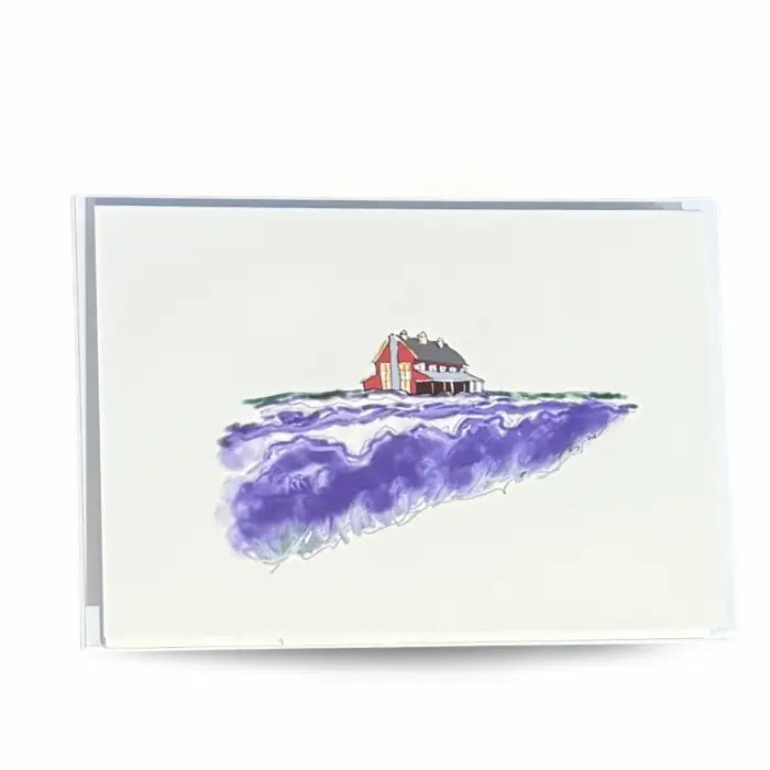 Lavender Watercolor Note Cards by Lavender Life Company