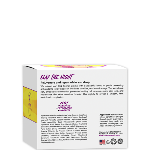 2.5% Retinol Cream - Anti-Aging Face Moisturizer for Wrinkles & Fine Lines