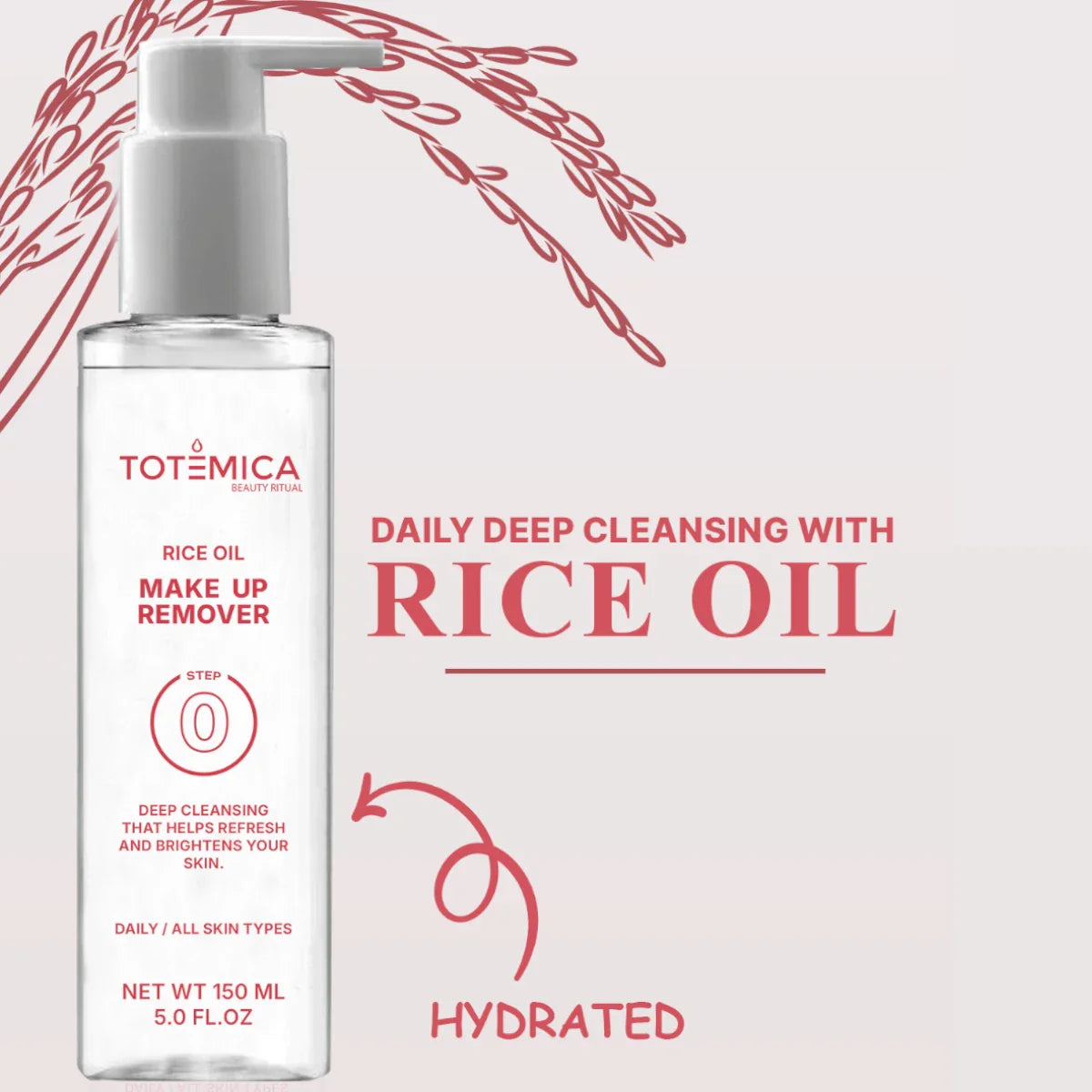 Rice Oil Makeup Remover by Totemica Beauty