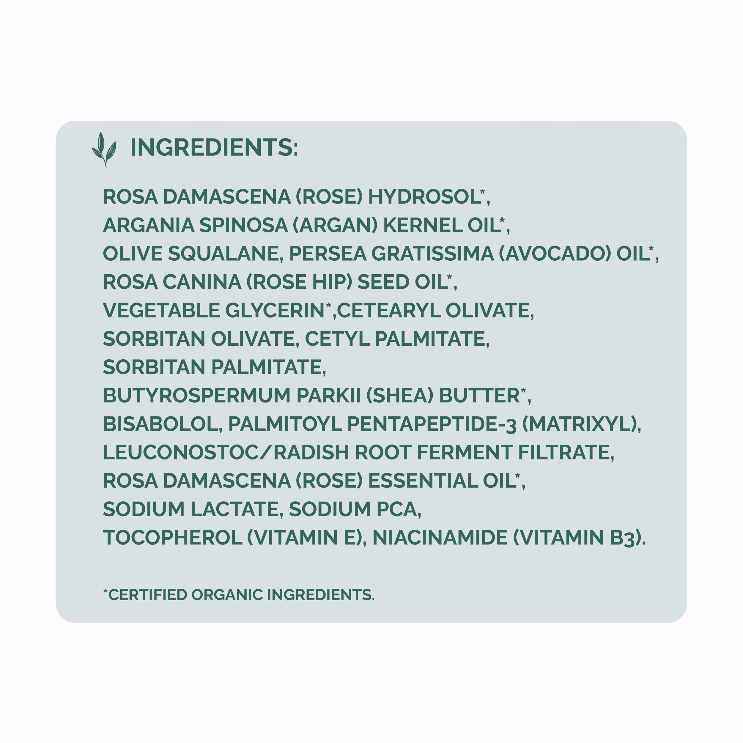 Rose Face Anti-Aging Cream and Moisturizer by Honest & Pure