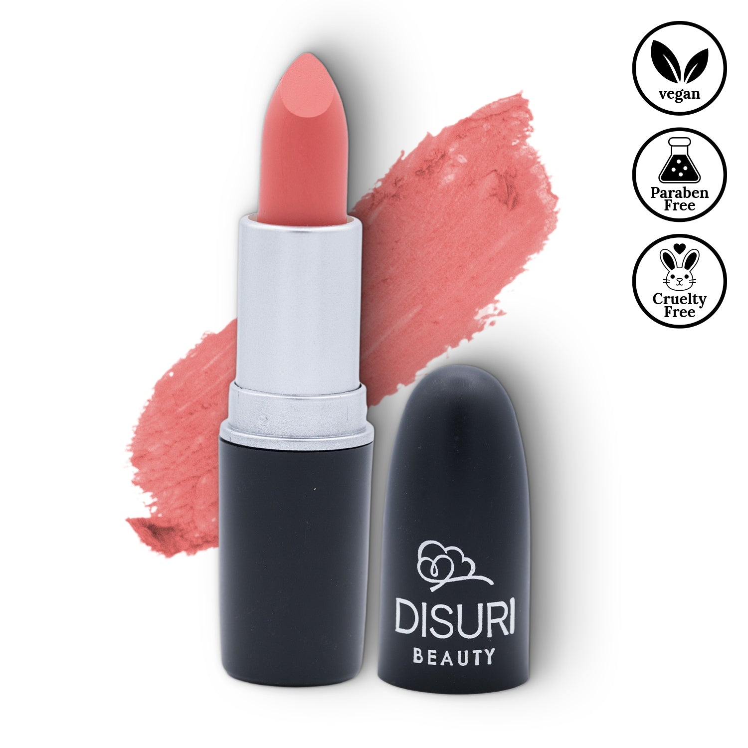 DISURI Beauty Matte Bullet Lipstick - Rose Petal (