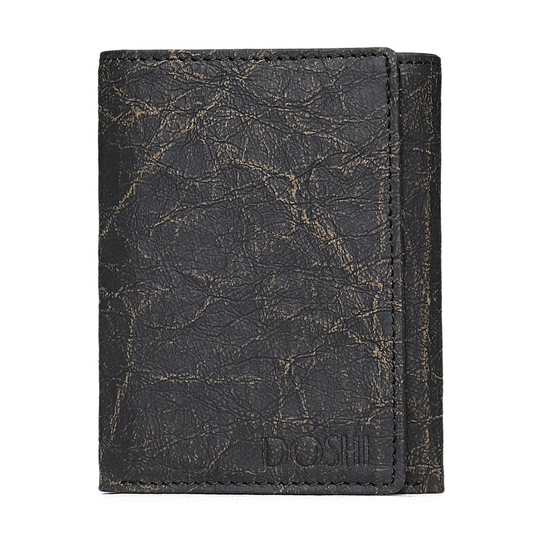 Italian Kraft Paper Sustainable Vegan Trifold Wallet DestGlow