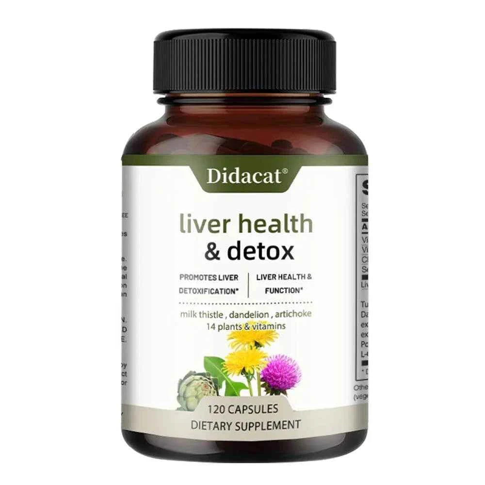 Liver Health Support Supplement - Liver Cleanse Detox & Repair Formula - Milk Thistle, Artichoke & Dandelion Root Extracts
