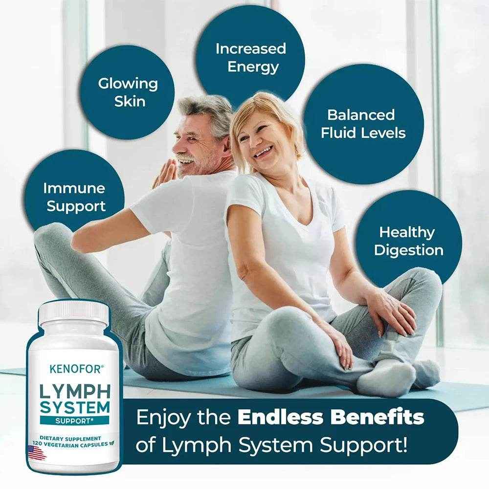 Lymphatic System Support Supplements - Lymphatic Support, Immunity, Skin and Digestion, Immune Support, Reduce Swelling