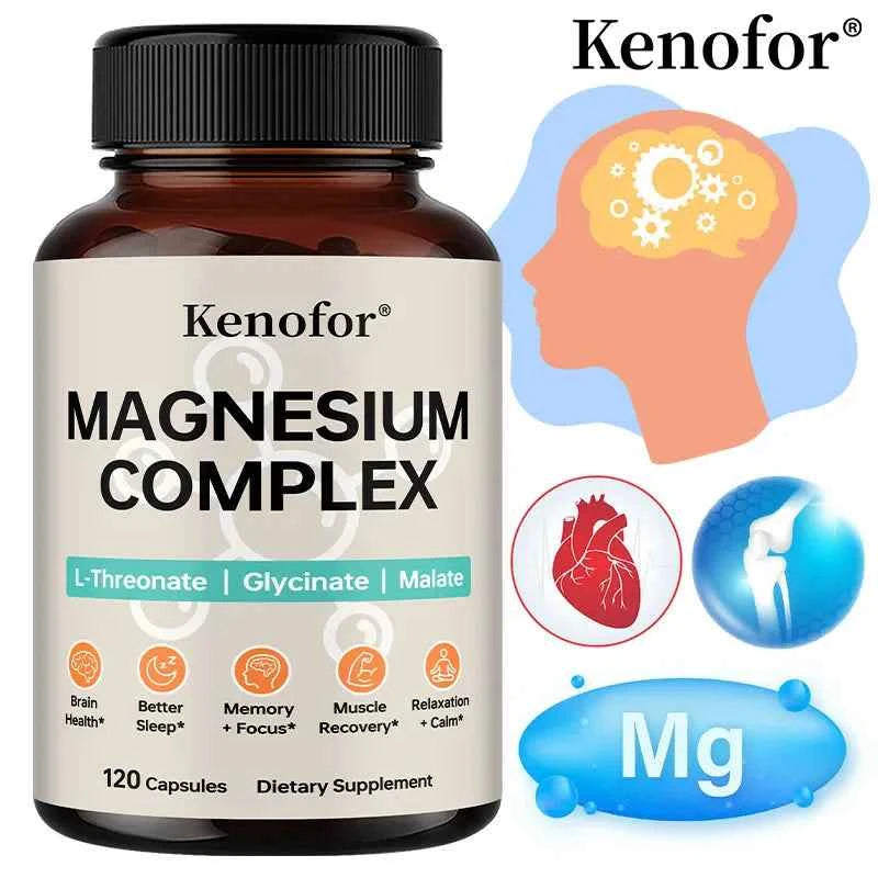 Triple Magnesium Complex - Brain & Sleep Health - L-Threonate, Glycinate, Malate