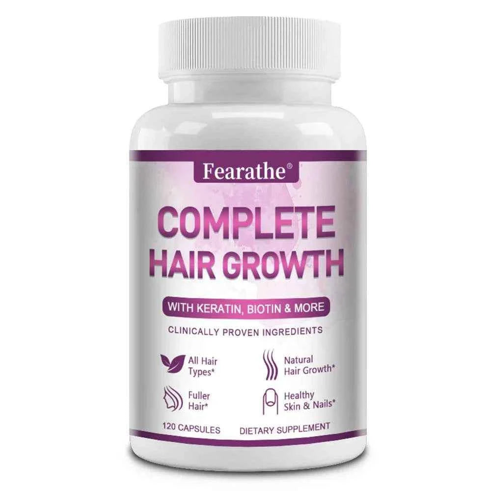Premium Hair Growth for Men and Women - Hair Care Vitamins with Biotin and Keratin - Promotes Thicker, Healthier Hair Growth