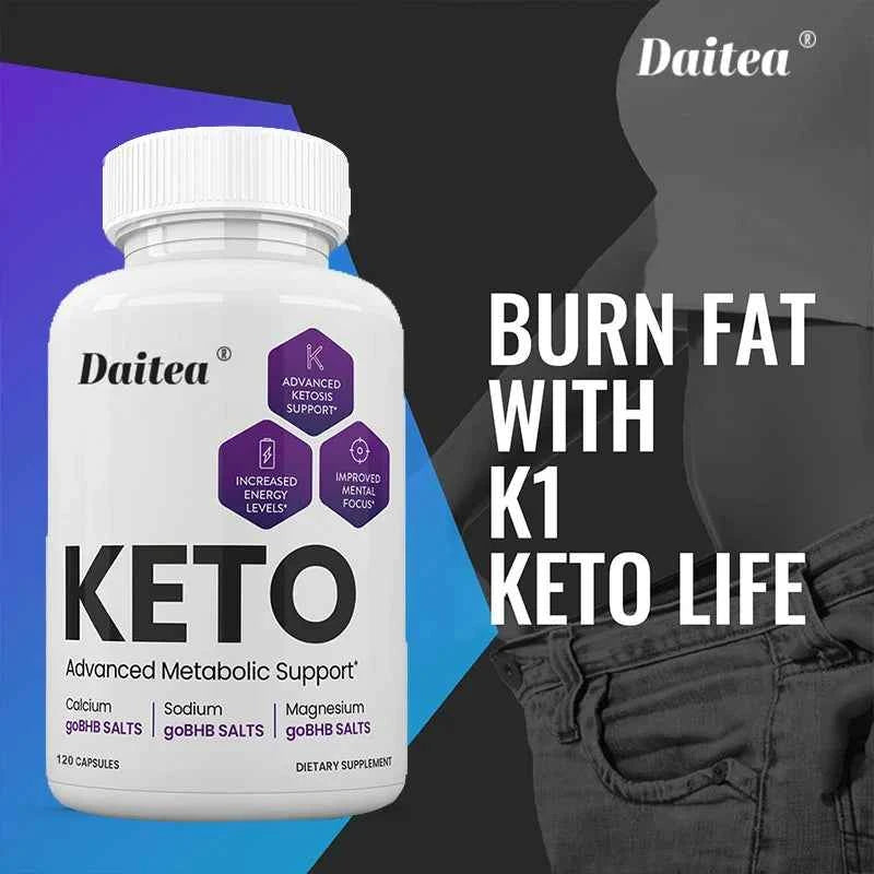 Keto Capsules - Burn Belly Fat and Muscle, Energy Supplement, Metabolism Boost, Weight Management