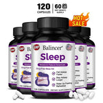 Sleep Supplement - Melatonin + Natural Plant Extracts, Promotes Healthy Sleep Cycles, Supports Immune Health, Antioxidant