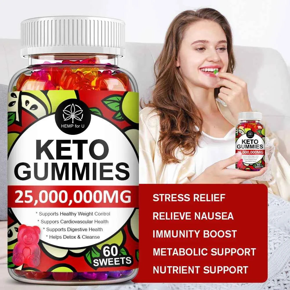 ACV Keto Gummies for Weight Loss for Women and Men - Detox & Cleanse, Digestion, Relax Stress - Apple Cider Vinegar Supplement