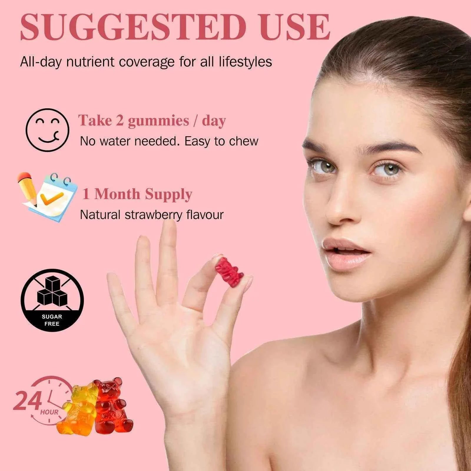 LUKAREE 200mg Potassium Magnesium Gummies Magnesium Potassium Supplements for Sleep, Relaxation, Sedation, Muscle Support