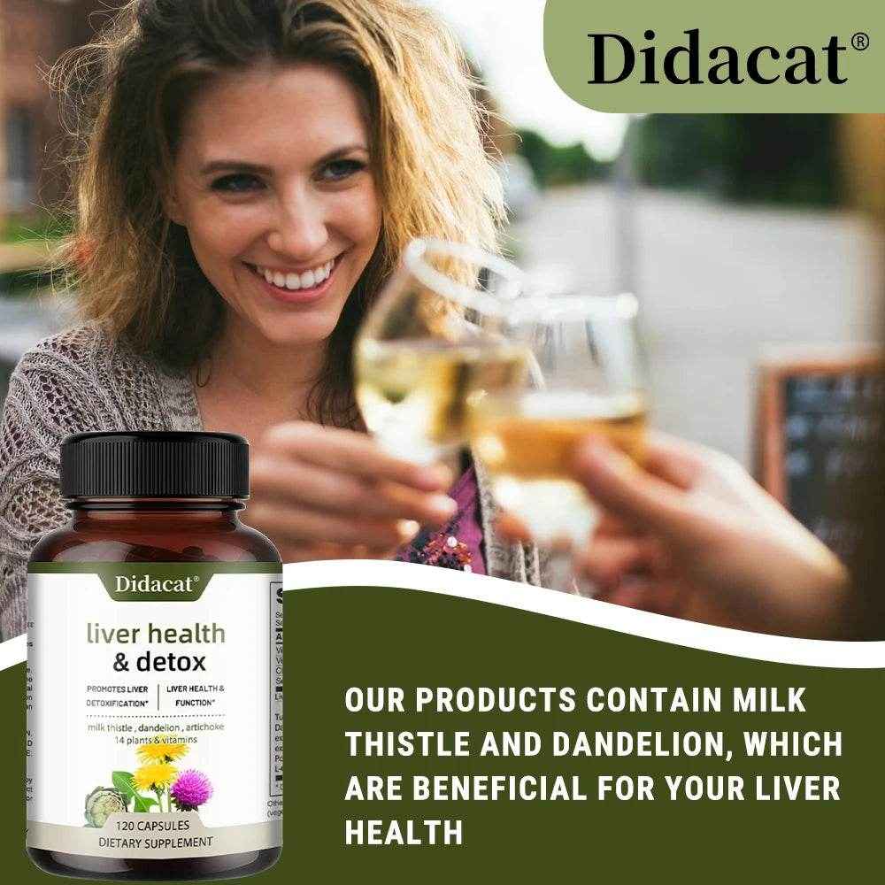 Liver Health Support Supplement - Liver Cleanse Detox & Repair Formula - Milk Thistle, Artichoke & Dandelion Root Extracts