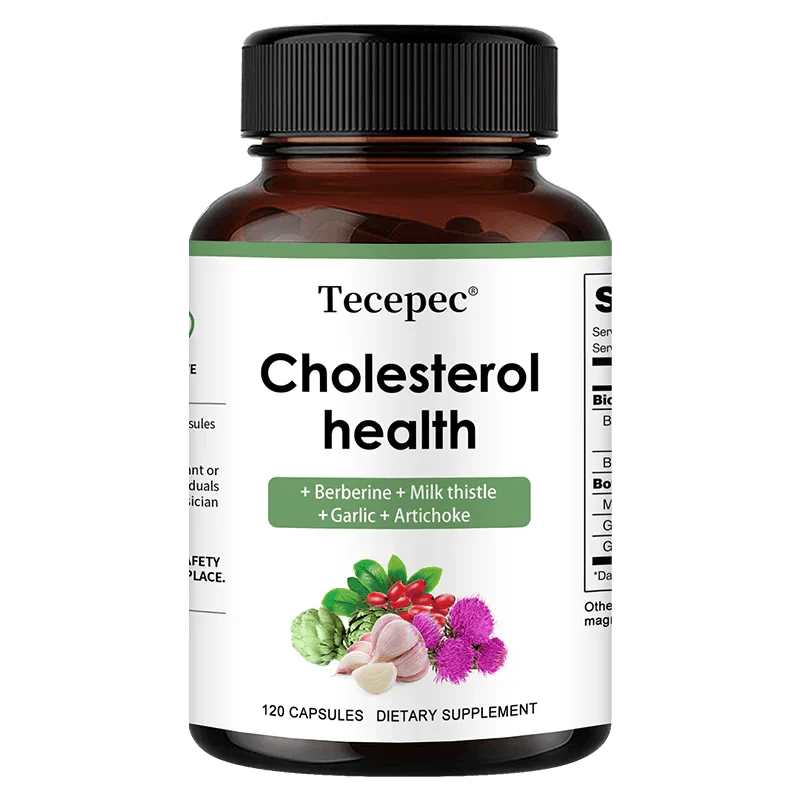 Cholesterol Support Supplement - Contains berberine, artichoke to support healthy cholesterol levels and natural heart health by Roksy