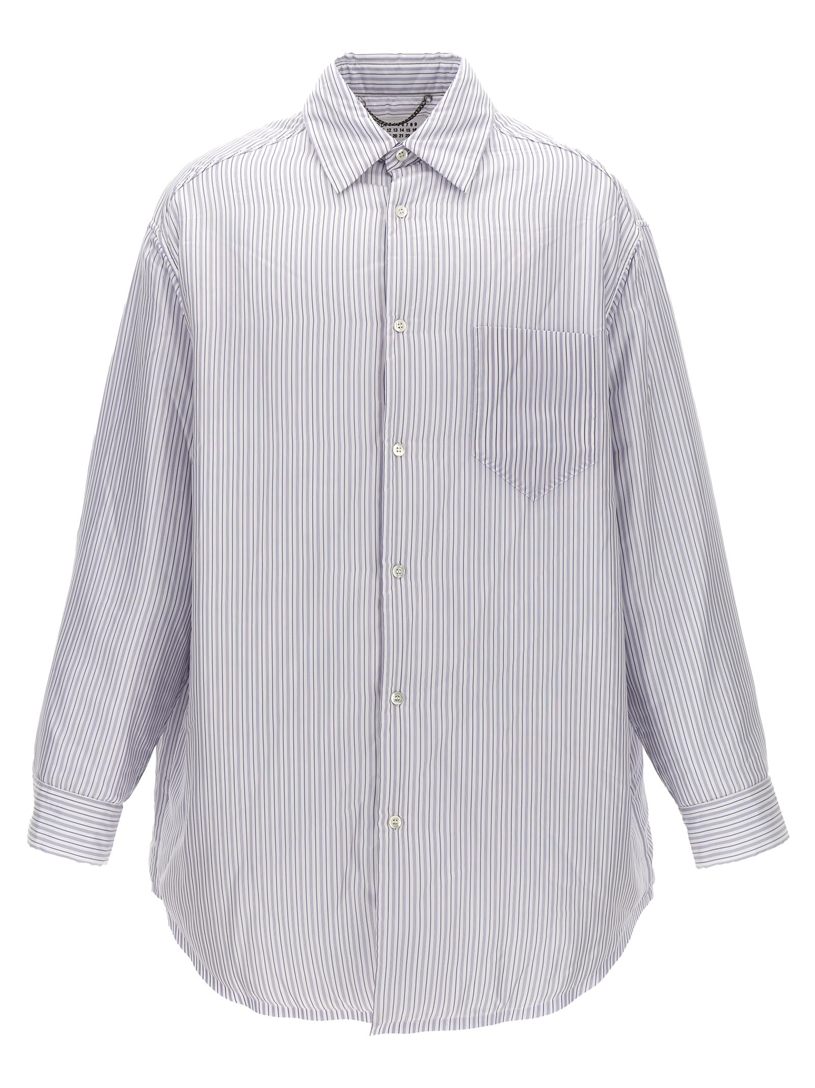 Maison Margiela Men Striped Shirt Jacket DestGlow