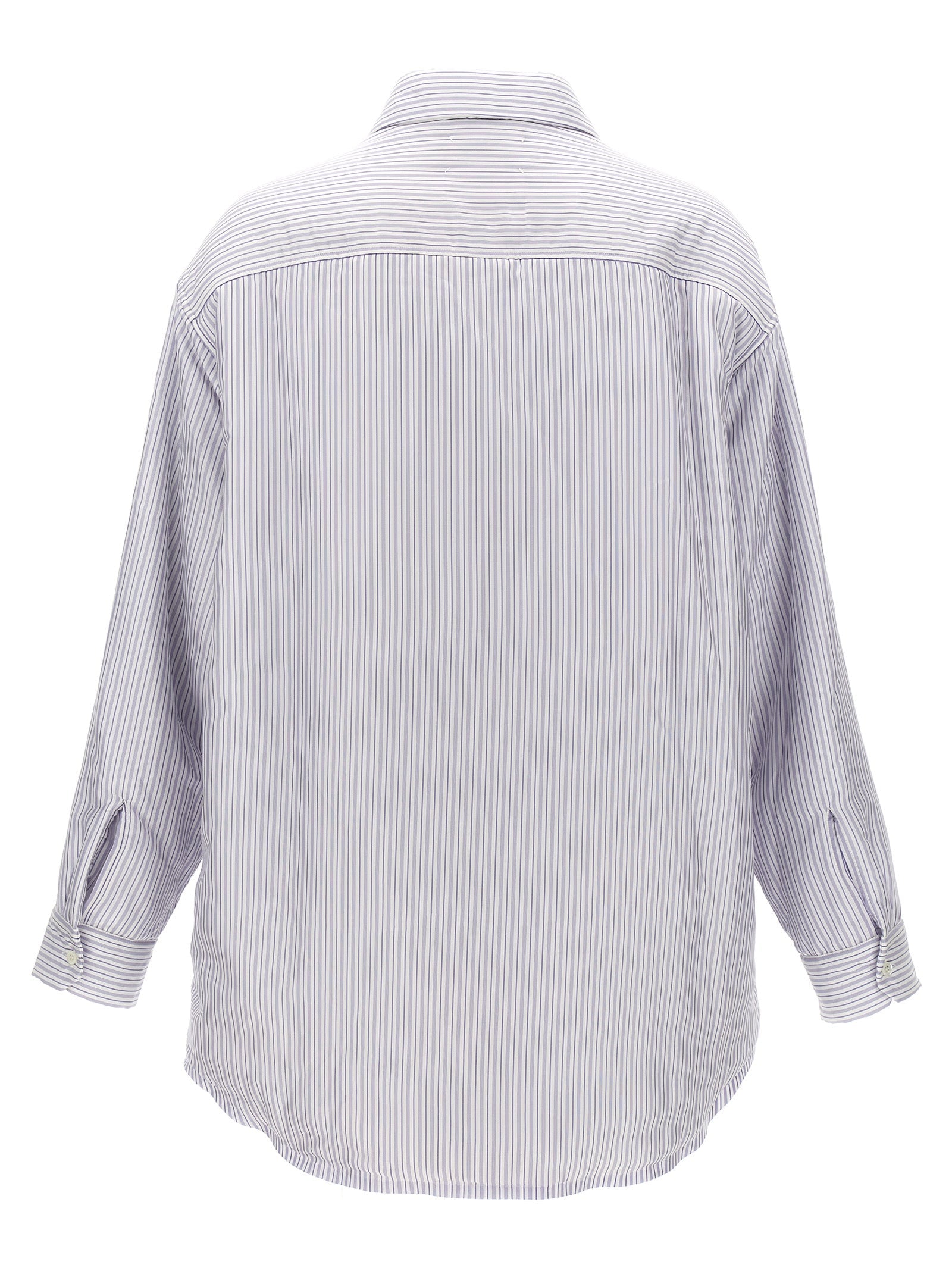 Maison Margiela Men Striped Shirt Jacket by Luosophy
