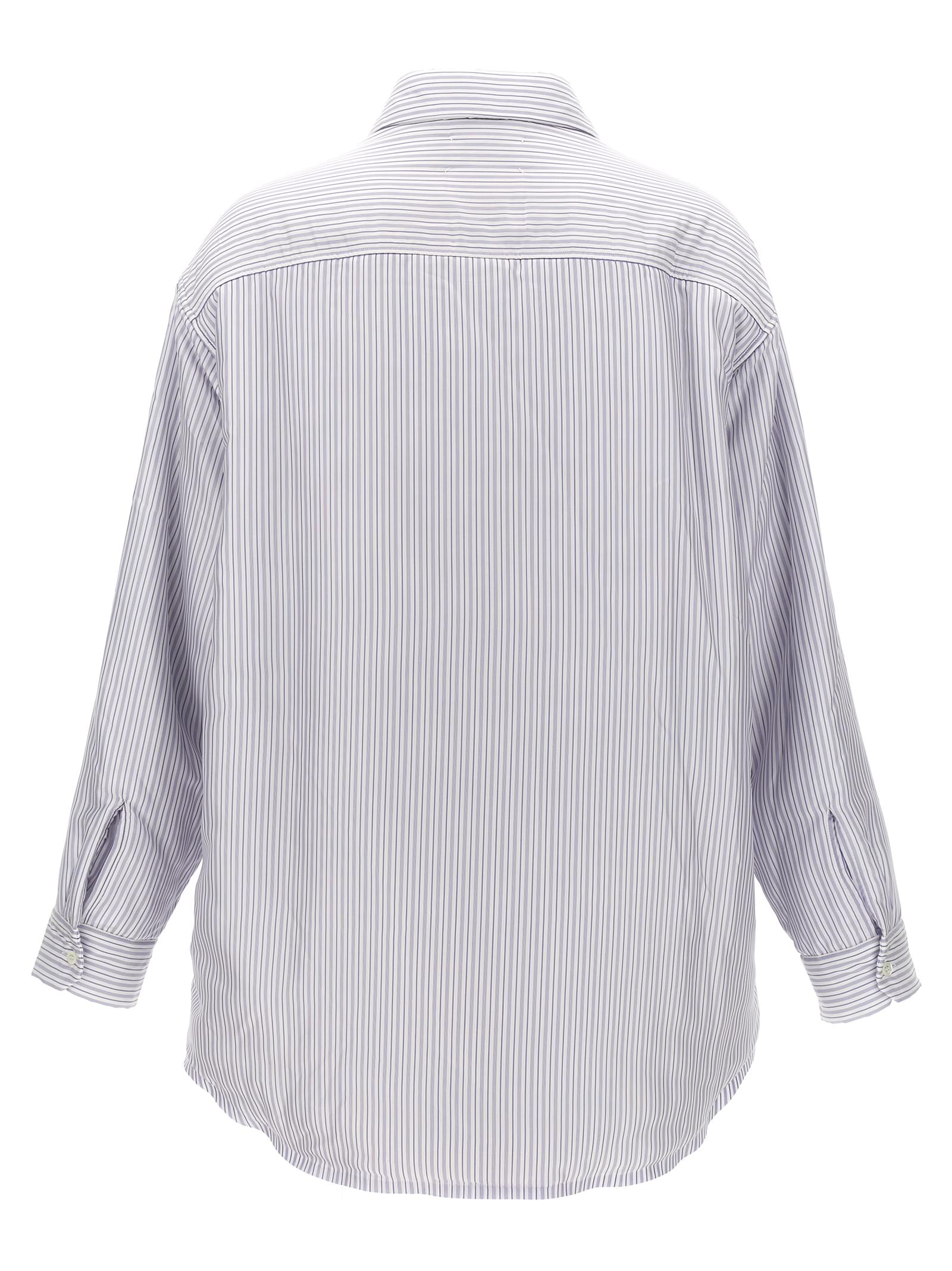 Maison Margiela Men Striped Shirt Jacket DestGlow