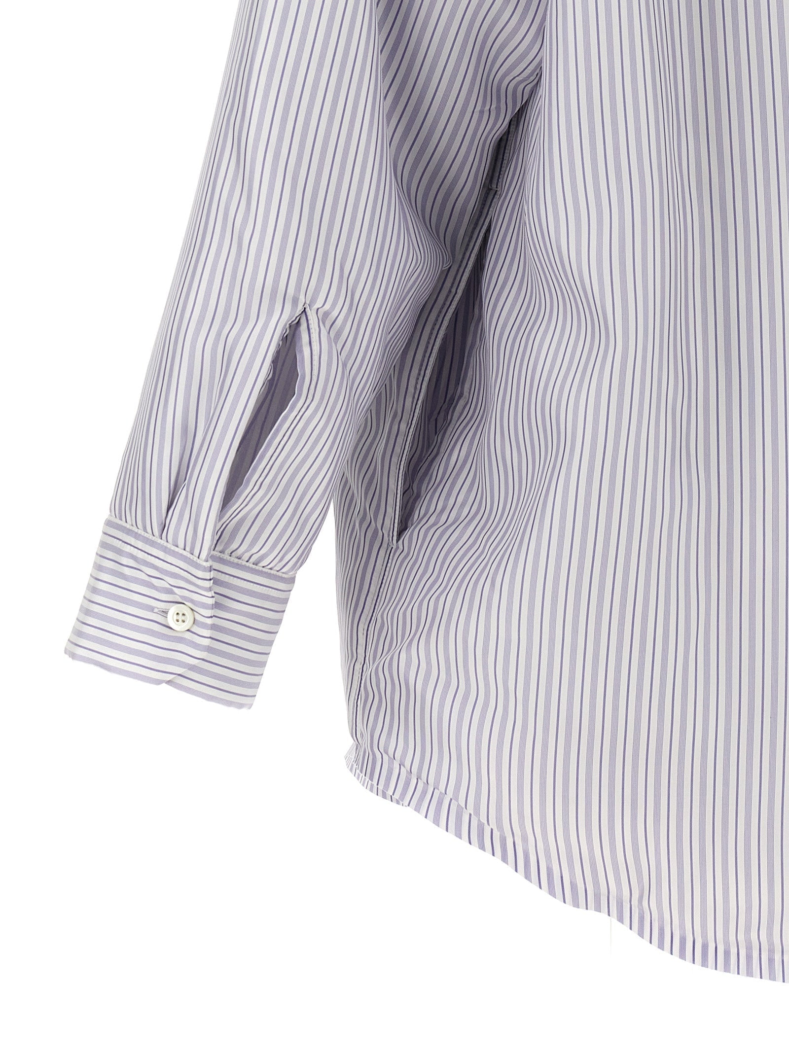 Maison Margiela Men Striped Shirt Jacket DestGlow