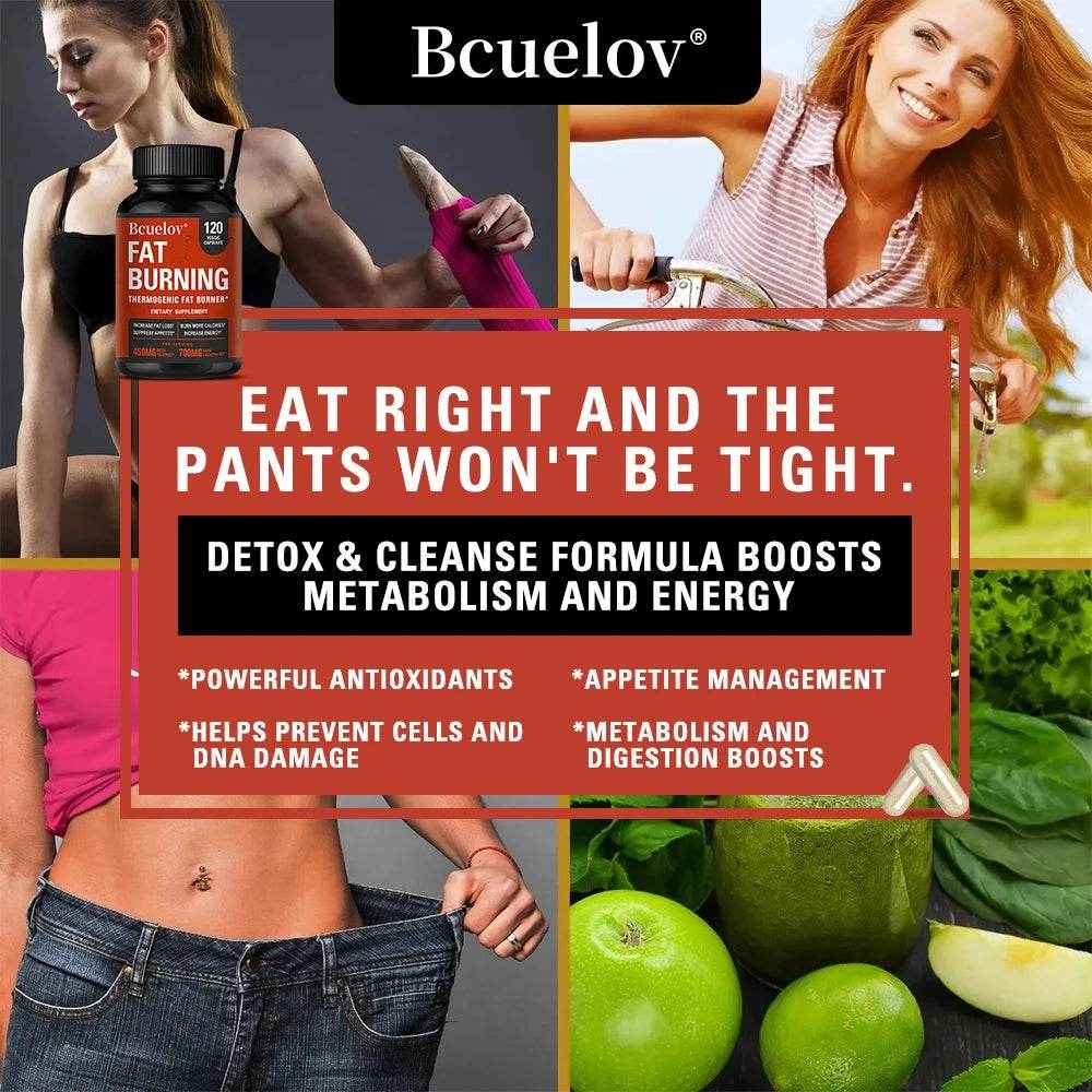 Slimming Capsule Fat Burner, with Acetyl-L-Carnitine, Green Tea Extract and Caffeine - for Healthy Weight Management Supplement