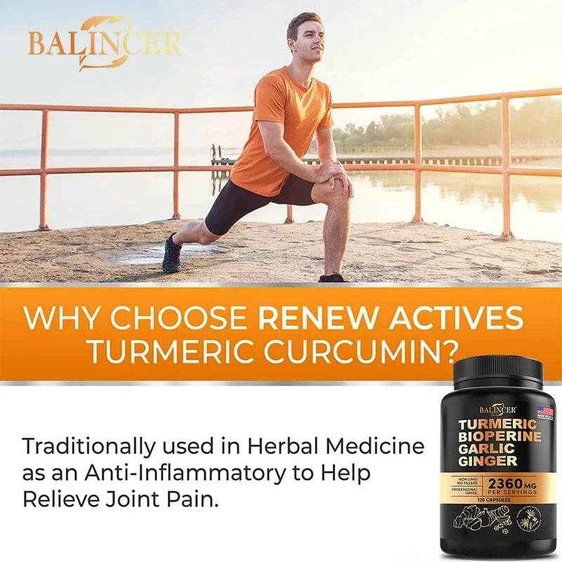 Balincer Turmeric Extract - helps fast absorption of vitamins and anti-inflammatory, joint muscle, immune system health