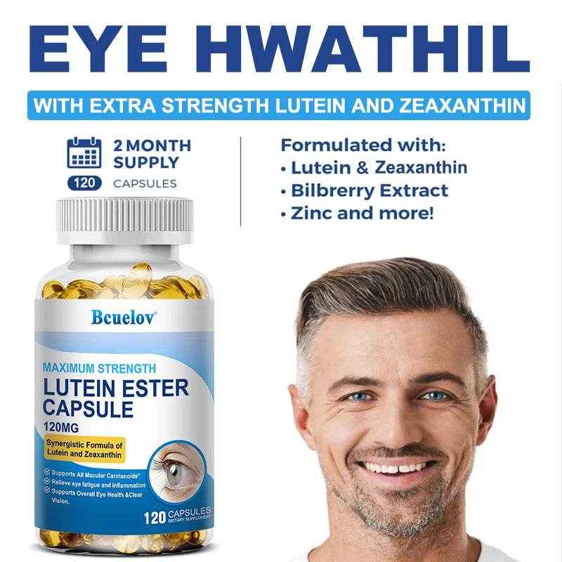 Lutein Supplements with Zinc and Grape Seed Extract May Support Clearer Vision, Relieve Dry Eyes, and Promote Overall Eye Health
