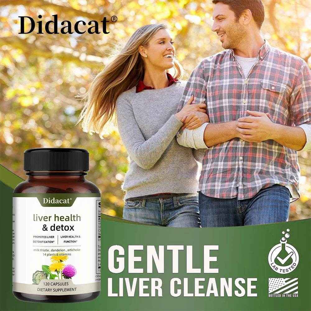 Liver Health Support Supplement - Liver Cleanse Detox & Repair Formula - Milk Thistle, Artichoke & Dandelion Root Extracts