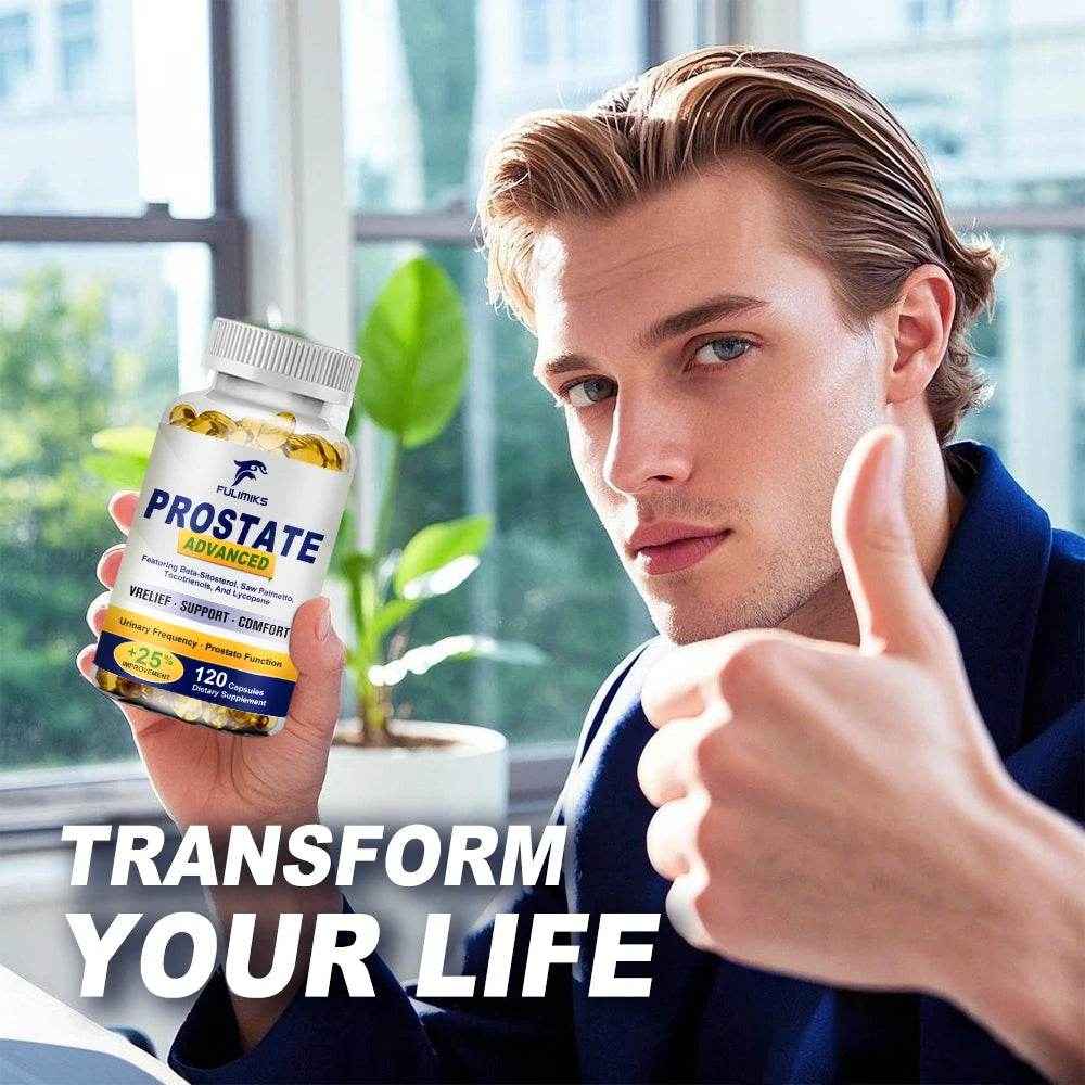 Prostate Advanced, Saw Palmetto Sitosterol Capsules for Men&