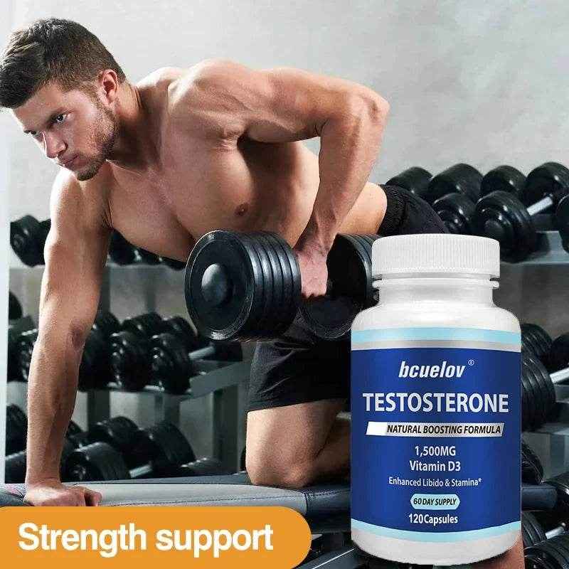 Vitamin D - Natural Endurance Supplement for Men, Muscle, Motivation and Strength, Anti-Fatigue