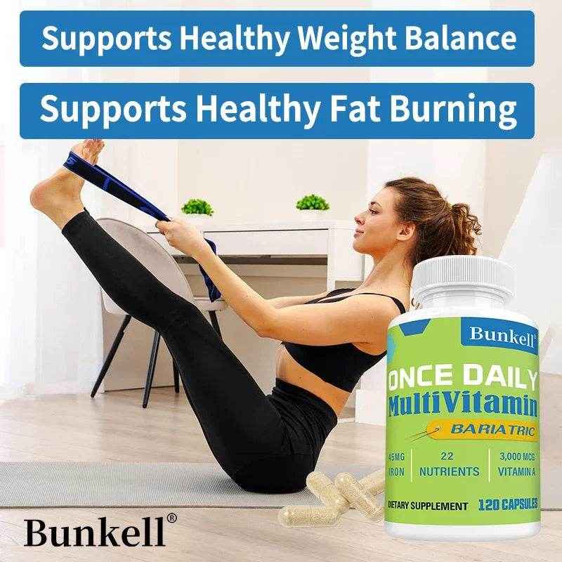 Weight Loss Multivitamin, Multimineral Support, Weight Management, Digestion, Fat Burner, Natural Ingredients, 120 Capsules