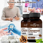 Ceylon Cinnamon Organic Bitter Melon Extract Support Healthy Blood Sugar Levels Bones Joints Antioxidant Supplement