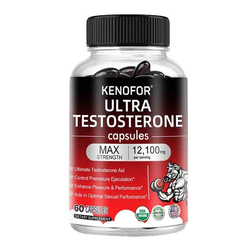 Male Strength Supplement - 12100mg Per Serving, Supports Energy, Endurance and Strength, Relieves Fatigue, Increases Muscle Mass
