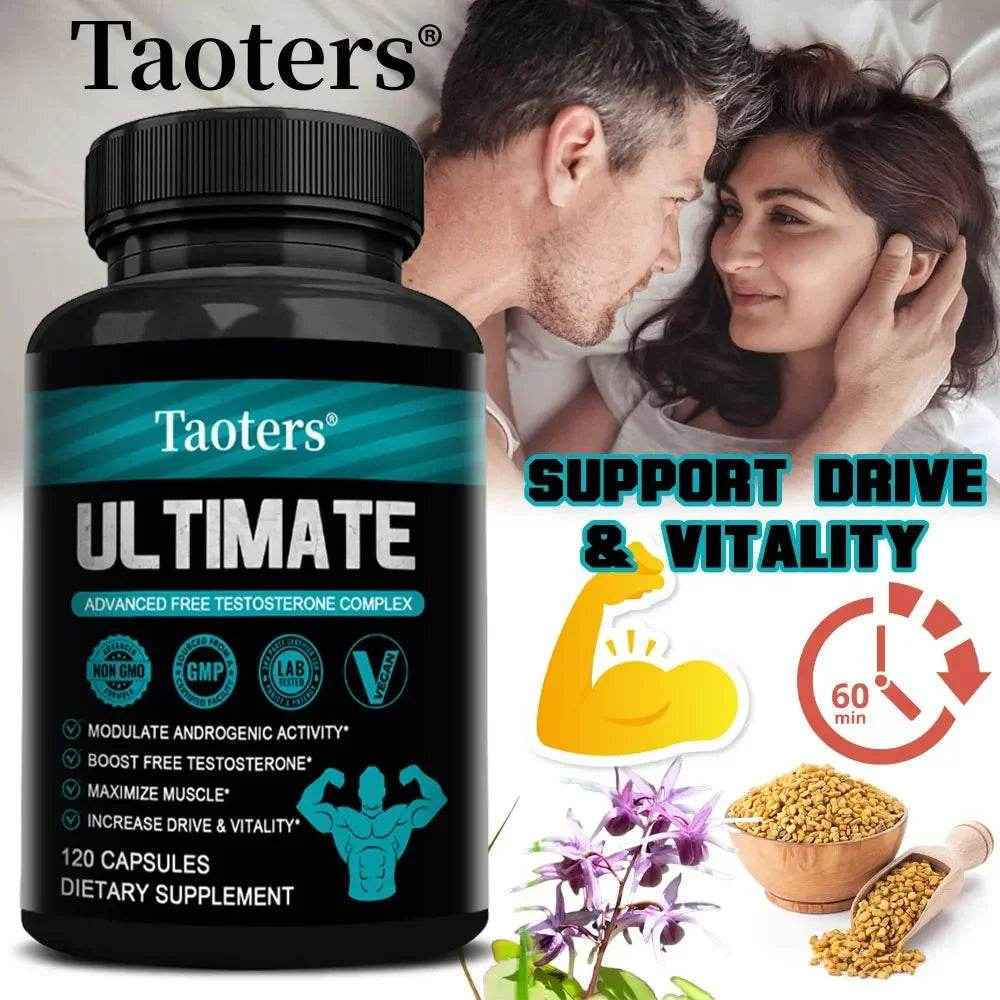 NATURAL ENERGY AND ENDURANCE BOOSTER - Increase strength and vitality, power and endurance Muscle building supplement.