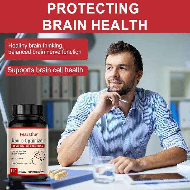 Neuro Optimizer - Supports Neurons & Normal Stress Response, Promotes Brain Health & Function, Antioxidant Support