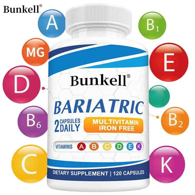 Multivitamin with Iron - Weight Management Supplement, Fat Burning & Metabolism, Vitamin & Mineral Supplement, 120 Capsules