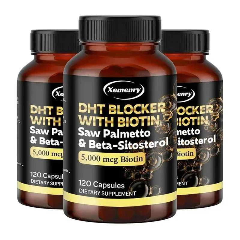 Saw Palmetto Extract Capsules - Prostate Health,Blocker Hair Growth for Mens Help Urination Frequency Supple - 120 Capsules