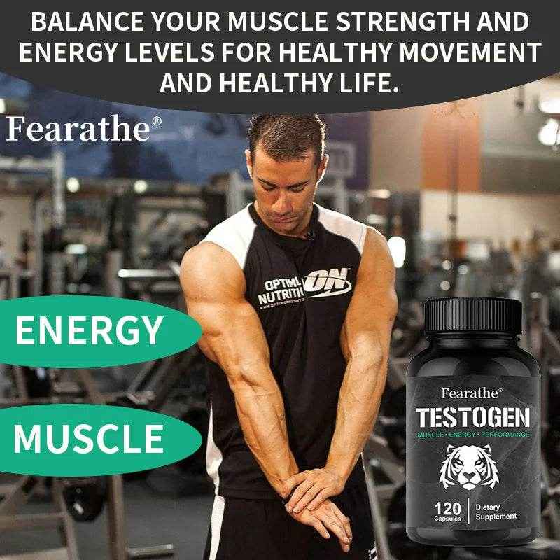 Black Pepper Extract Supplement - Helps Improve Male Performance, Muscle Mass, Energy and Endurance, and Overall Health