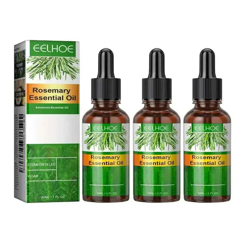 Rosemary Essential Oil Improves Frizz Strengthen Hair Roots Preventing Hair Dryness Split Nourishing Soft Glossy Hair Care Oil