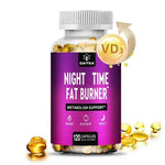 Night Fat Burner Capsules, Promote Intestinal Cleansing, Metabolism, Appetite Suppressant, Carbohydrate Blocker