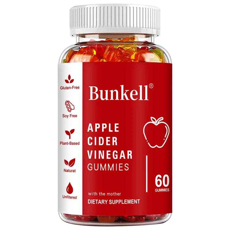 Apple Cider Vinegar Gummies - Weight Management, Digestive System, Immunity - Vitamin B12, Gluten Free, Vegetarian, Non-GMO