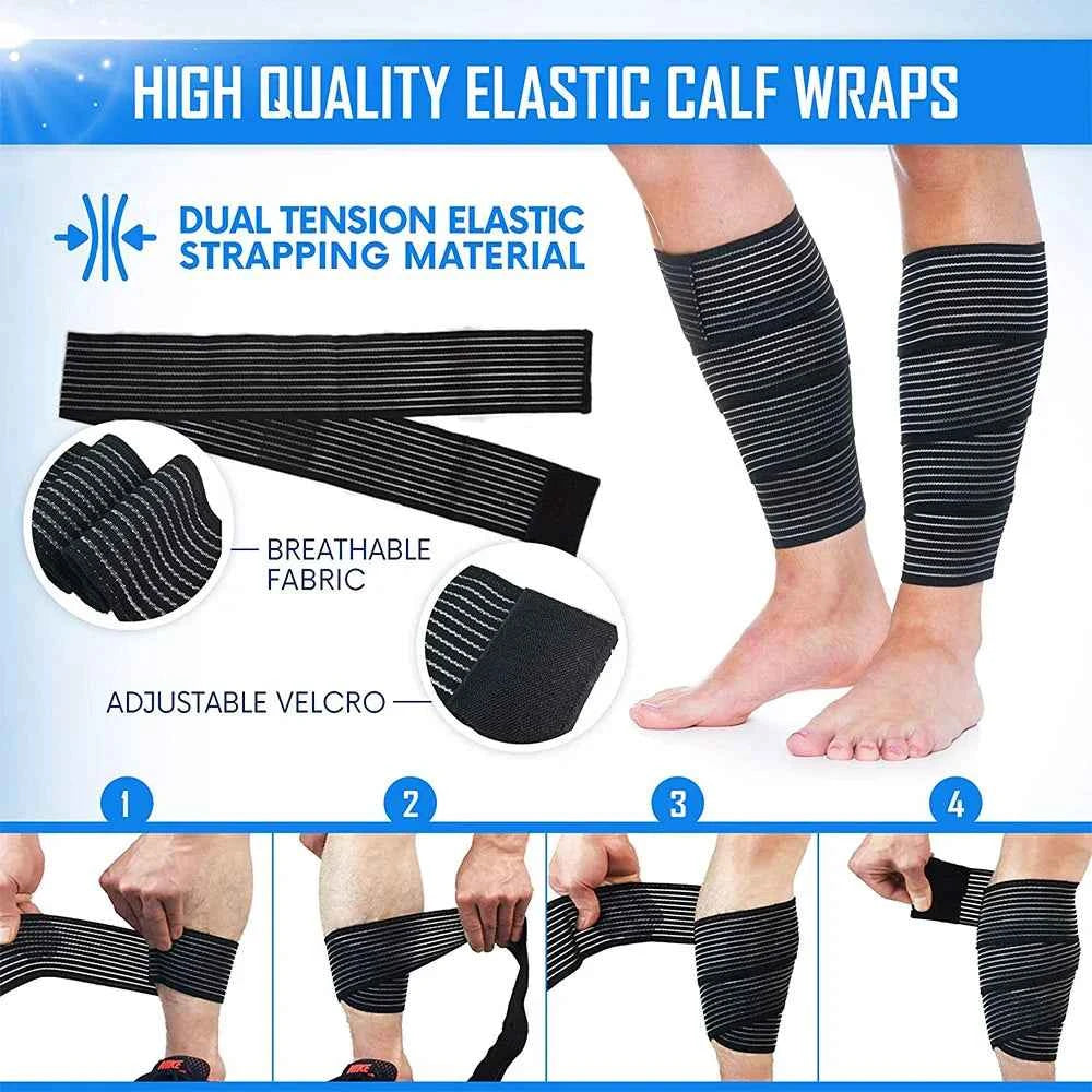KneeFlex™ Elastic Breathable Knee Wrap – Joint Support & Pain Relief