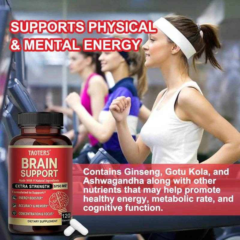 Ashwagandha Root Extract, Brain Support, Helps with Memory and Focus, Accuracy and Concentration, Energy Support.