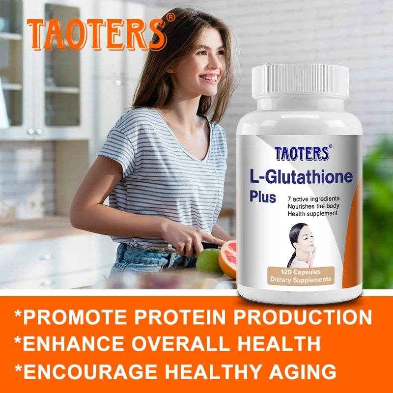 L-Glutathione Supplements - Helps The Immune System, Antioxidants, Supports Skin and Overall Health