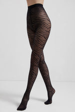 Fantasy Tights Conte Sahara - Animalistic Lace Interlacing