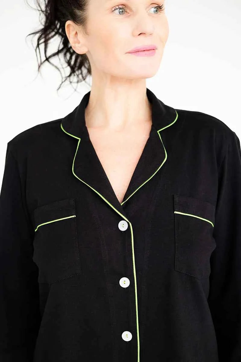 Classic Luxury Pajamas in Brushed Pima Cotton - DestGlow