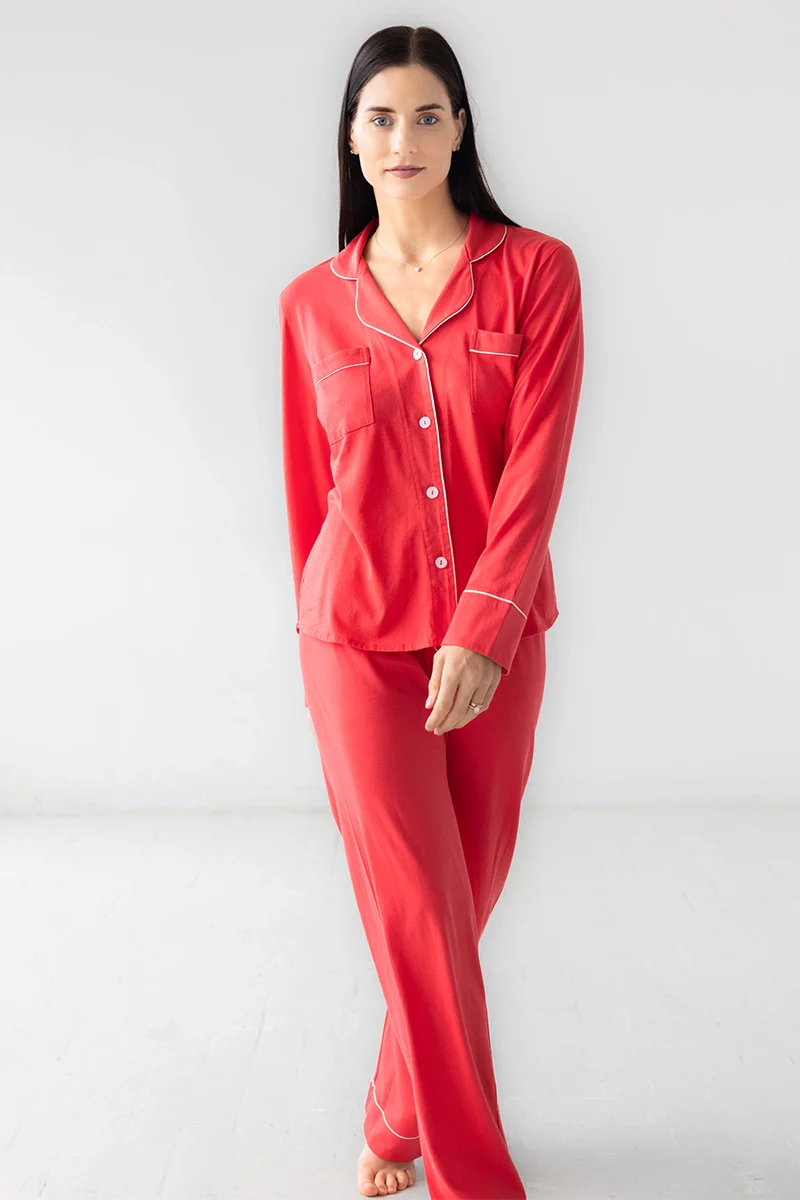 Classic Pajamas in Pima Cotton by Salua Lingerie
