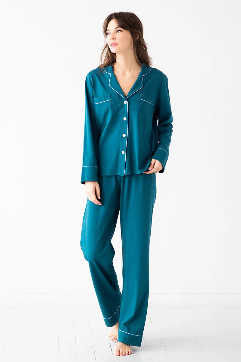 Classic Pajamas in Pima Cotton - DestGlow