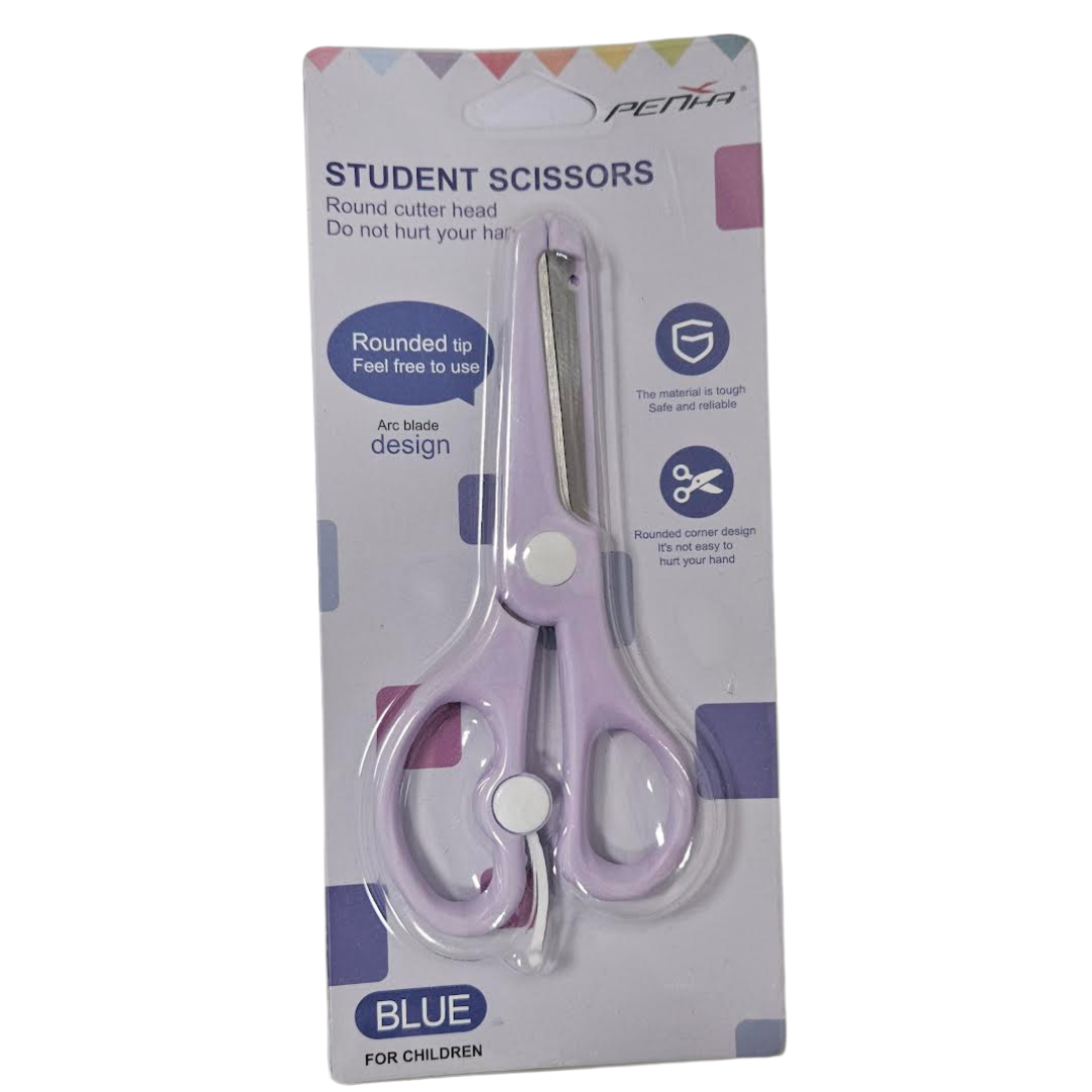 Tijeras Escolares para Niños con Punta Redondeada – Seguras y Ergonómicas DestGlow