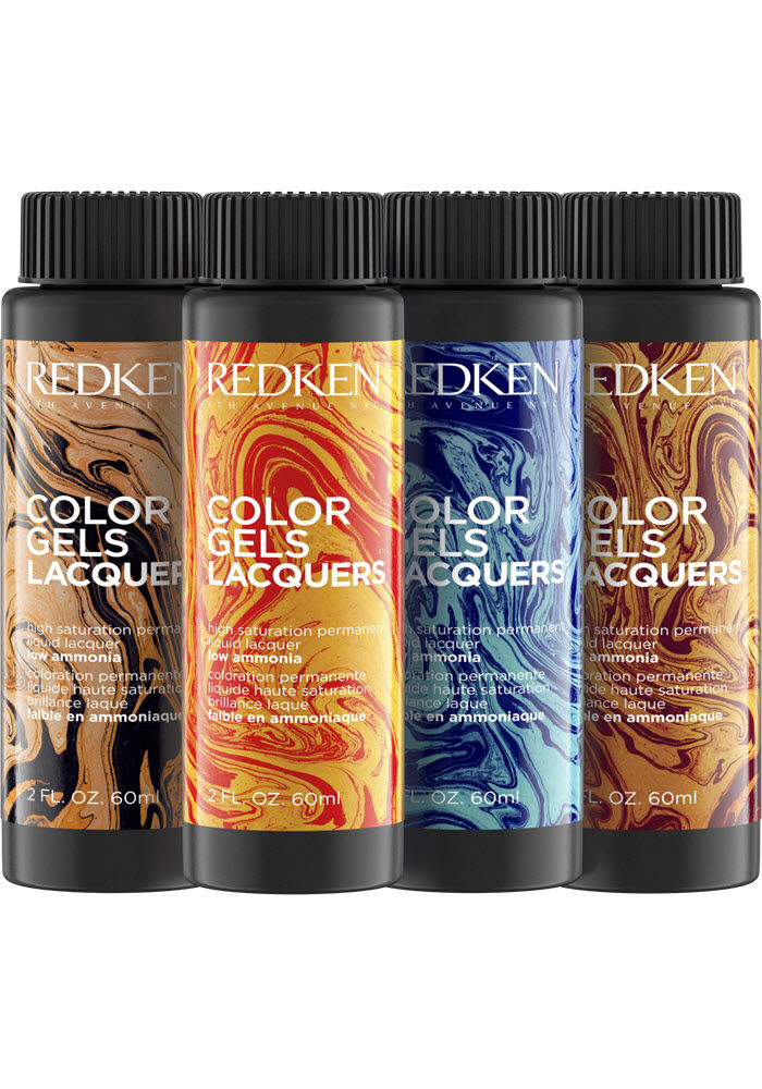 Redken Color Gels Lacquers Permanent Liquid Color 4ABN, 2 oz(Dark Roast).